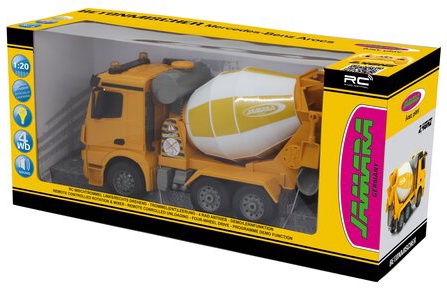 Camion Hormigonera Teledirigido Mezcladora de Hormigon Mercedes-Benz Arocs 1:20 2,4GHz